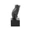 10" Black Polystone Traditional Pinky Swear Sculpture